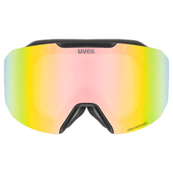 Lyžařské brýle Uvex Evidnt ATTRACT V Black Matt/Mirror Rainbow + spare lens - 2025/26