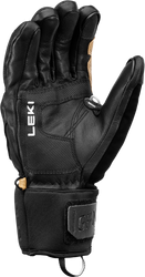 Lyžařské rukavice LEKI Griffin Pro 3D Black/Tan - 2025/26