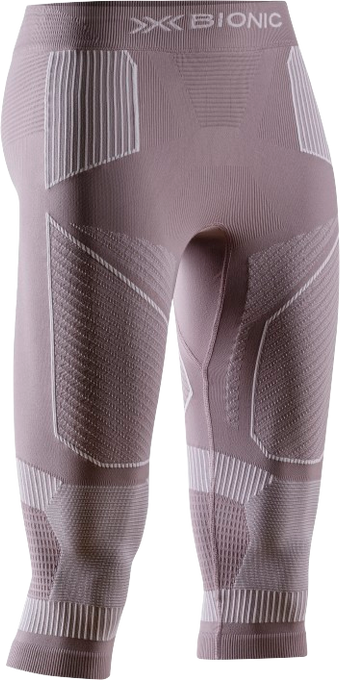 Funkční prádlo X-bionic Energy Accumulator Light Pants 3/4 WMN Dusty Lavender/Arctic White - 2024/25