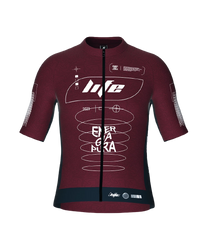 Cyklistický dres nergiapura T-Shirt Full Zip Life Idea Red/Ragl Alexander - 2023