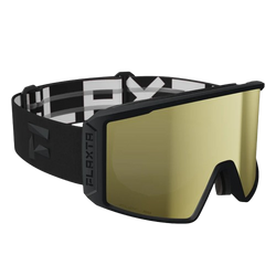 Lyžiarske okuliare Flaxta Evoke Black/Gold - 2025/26
