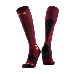 Lyžařské ponožky X-Socks Ski Perform OTC Dune Red/Orange - 2024/25