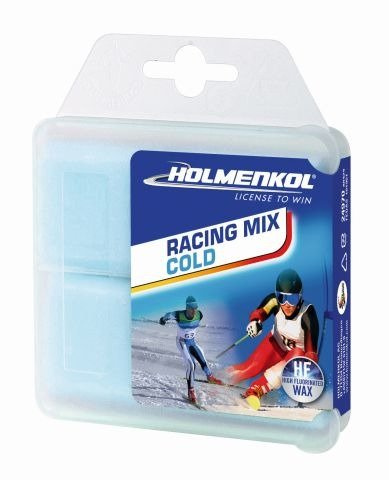 Sjezdový vosk HOLMENKOL Racing Mix Cold 2x35g