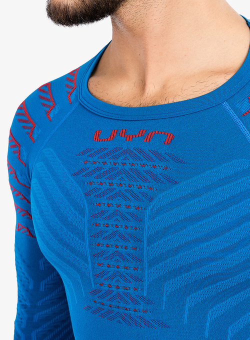 Funkčné tričko UYN Man Resilyon Uw Shirt Lg Sl.turtle Neck Blue/Red - 2024/25