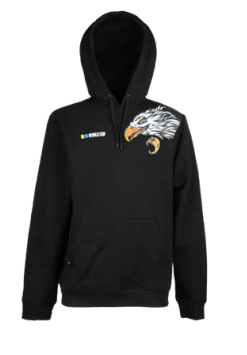 Mikina Level Worldcup Hoodie Black Junior - 2025/26