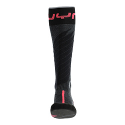Lyžařské ponožky UYN Woman Ski One Merino Anthracite/Pink - 2025/26