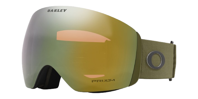 Lyžařské brýle Oakley Flight Deck L Matte Dark Brush/Prizm Sage Gold Iridium - 2025/26
