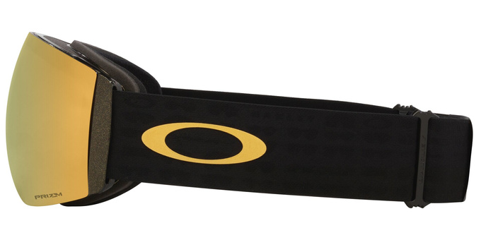 Lyžařské brýle Oakley Flight Deck Pro L Mettalic Black Gold/Prizm 24K + Additional lens Prizm Snow Iced Iridium - 2025/26