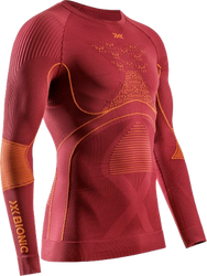 Funkčné tričko X-bionic Energy Accumulator 4.0 Shirt LG SL Men Dune Red/Orange - 2024/25