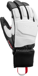 Lyžařské rukavice LEKI Griffin Prime 3D White/Grey - 2025/26