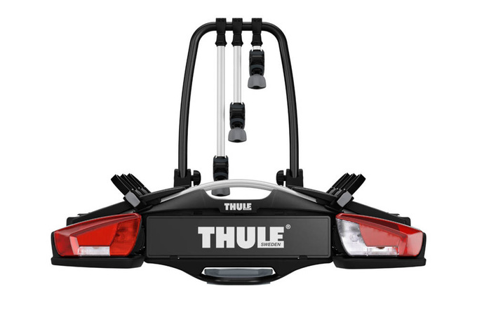 Nosič bicyklov na ťažné zariadenie Thule Velocompact 3bike 13 Pin Aluminum/Black