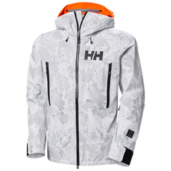 Lyžařská bunda Helly Helly Hansen Sogn Shell 2.0 Jacket Grey Fog Snow Camo Aop - 2024/25