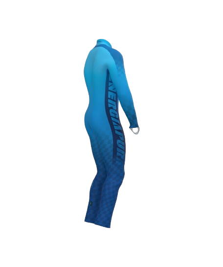 Lyžařská kombinéza Energiapura Competition Junior PRO/Turchese/Blue (insulated, padded) - 2025/26