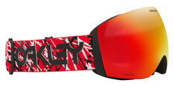 Lyžařské brýle Oakley Flight Deck L Red Eddie/Prizm Snow Torch Iridium - 2025/26