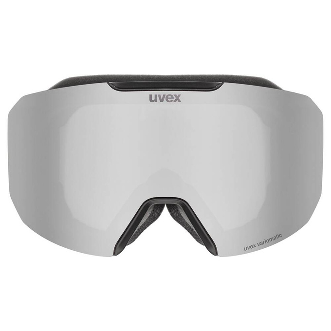 Lyžařské brýle Uvex Evidnt ATTRACT V Black Matt/Mirror Silver + spare lens - 2025/26