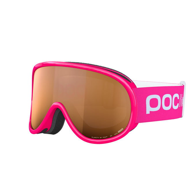 Lyžařské brýle POC Pocito Retina Fluorescent Pink/Partly Sunny Light Orange - 2025/26