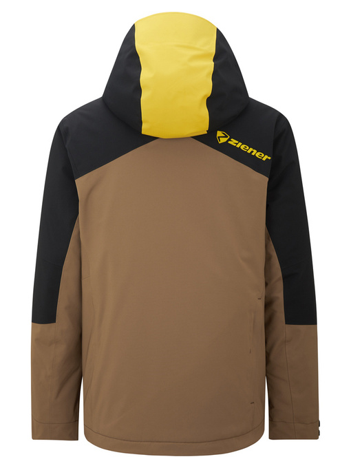 Lyžařská bunda Ziener Trivor Man Padded Black Mustard - 2024/25