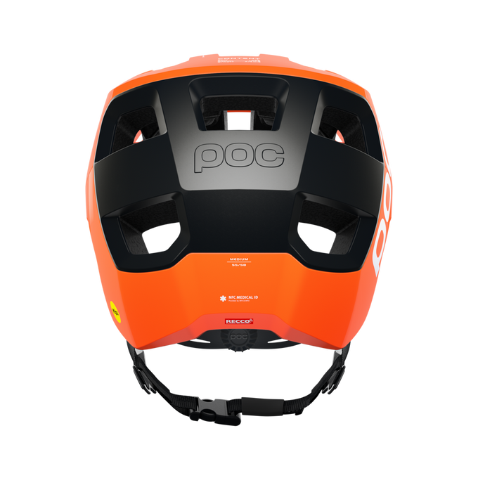 Cyklistická helma POC Kortal Race MIPS Fluorescent Orange AVIP/Uranium Black Matt - 2024