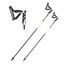 Sjezdové hole Gabel Carbon Cross Black/White CC Matt - 2024/25