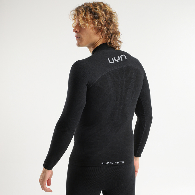 Funkční triko UYN Man Elevatyon Biomorph UW Shirt Long SL Turtle New Neck Black - 2025/26
