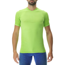 Běžecké tričko UYN Man Running Exceleration OW Shirt SH_SL Lime/Sulphur Spring
