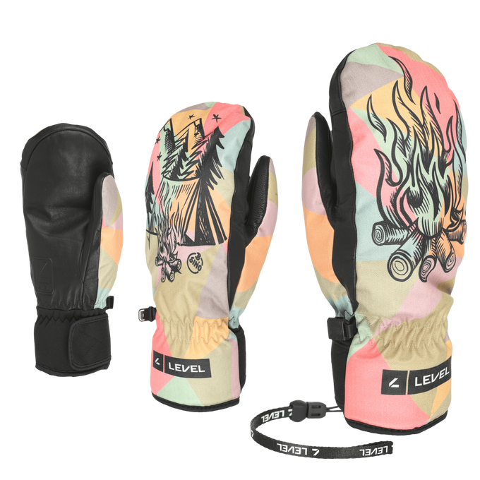 Lyžařské rukavice Level Vertigo Pro Mitt Black Camo - 2025/26