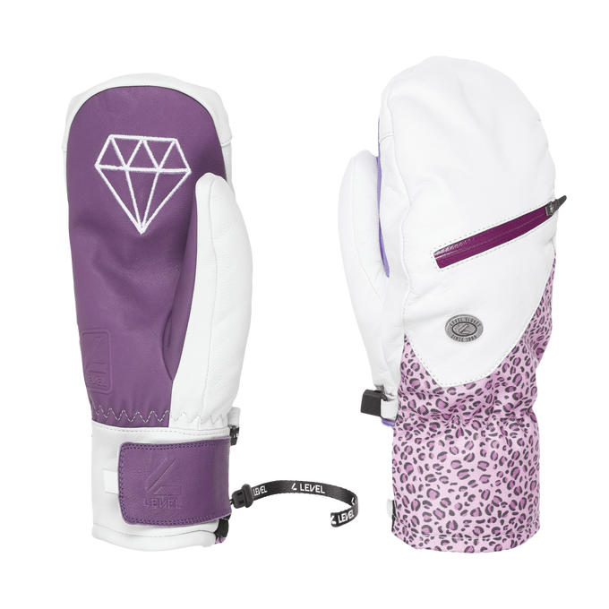 Lyžařské rukavice Level Pulsar Mitt White - 2025/26