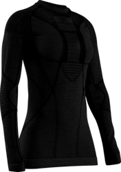 Funkční triko X-Bionic Apani 4.0 Merino Shirt Round Neck LG SL Women Black - 2023/24