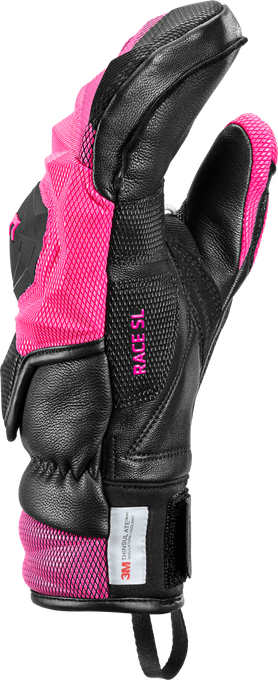 Lyžařské rukavice LEKI WCR Venom SL 3D Mitt Pink - 2025/26