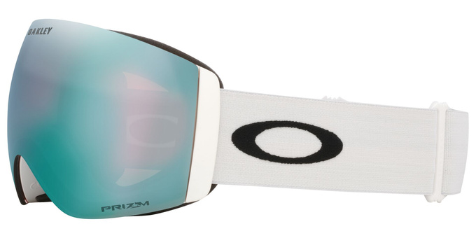 Lyžařské brýle Oakley Flight Deck Pro L Matte White/Prizm Snow Sapphire Iridium + Additional lens Prizm Snow Iced Iridium - 2025/26