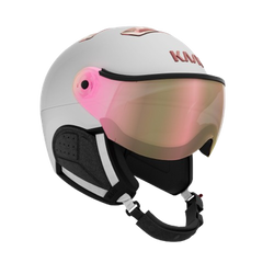 Lyžařská helma KASK Chrome Visor White/Pink Gold - 2025/26