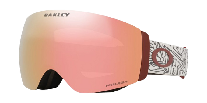 Lyžařské brýle Oakley Flight Deck Pro M Matte Black/Prizm Rose Gold Iridium + Additional lens Prizm Snow Black Iridium - 2025/26