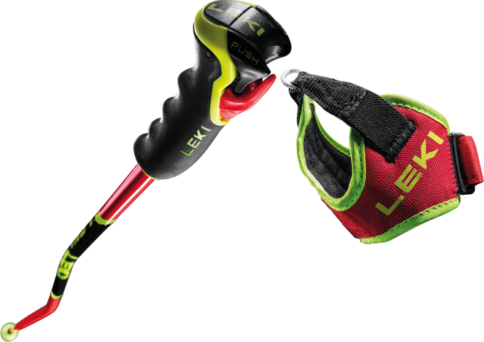 Sjezdové hole LEKI WCR GS 3D Red - 2025/26