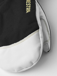 Lyžařské rukavice Hestra Army Leather Gore-Tex Mitt Black/Natural Grey - 2025/26