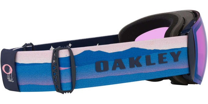 Lyžařské brýle Oakley Flight Deck Pro L Mikaela Shiffrin Sig/Prizm Snow Iced Iridium + Additional lens Prizm Snow Sapphire Iridium - 2025/26