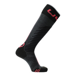 Lyžařské ponožky UYN Woman Ski One Merino Anthracite/Pink - 2025/26