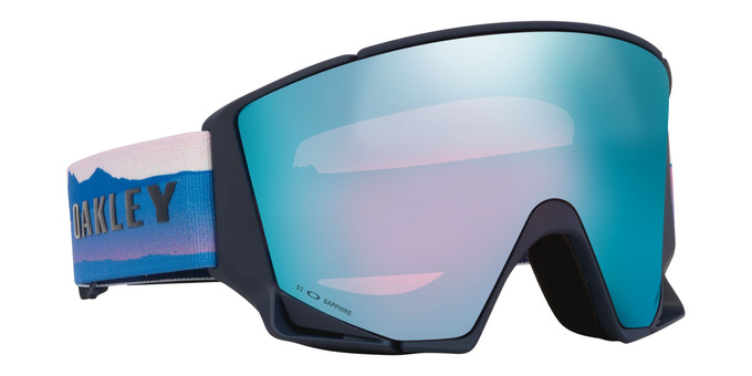 Lyžařské brýle Oakley Flow Scape L Mikaela Shiffrin Signature/Prizm Snow Sapphire Iridium + Additional lens Prizm Snow Iced Iridium - 2025/26