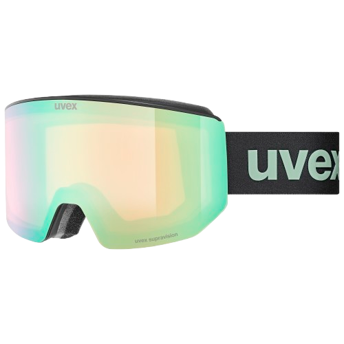 Lyžařské brýle Uvex lace ATTRACT FM Black Matt/Mirror Opal + spare lens - 2025/26