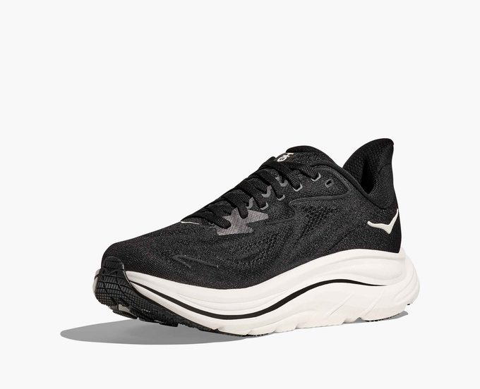 Boty Hoka Clifton 10 Wide Black/White