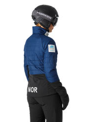 Péřová bunda Helly Hansen World Cup Insulator Jacket Ocean NSF - 2023/24