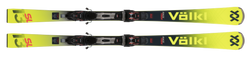 Sjezdové lyže Volkl Racetiger SL + RMotion T 12 Black/Flo-Red - 2025/26