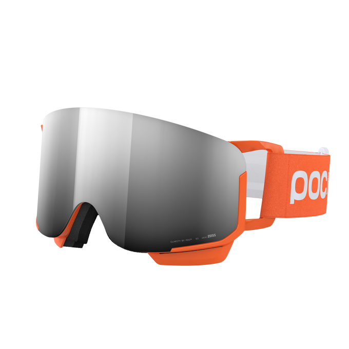 Lyžařské brýle POC POCito Nexal Fluorescent Orange/Partly Sunny Silver - 2025/26