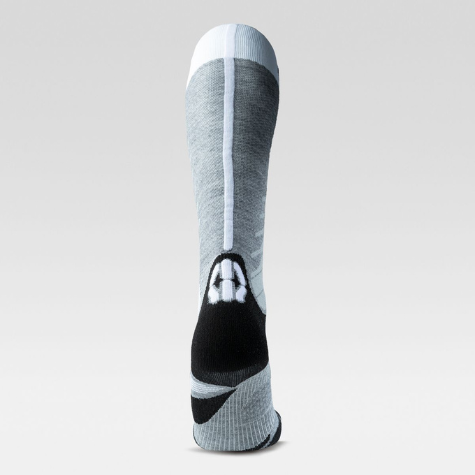 Lyžařské ponožky UYN Man Ski One Merino Socks Grey Melange/White - 2025/26