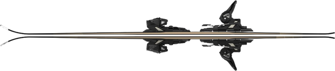 Sjezdové lyže Atomic Cloud C12 Revoshock C + M 10 GW Black/Gold - 2024/25
