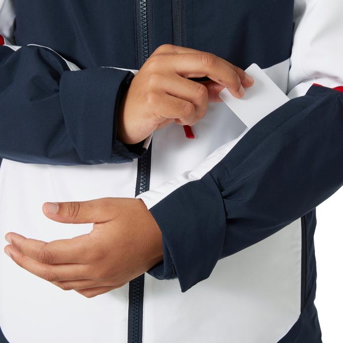 Lyžařská bunda Helly Hansen Jr Elevate Jacket Navy - 2024/25