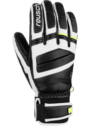 Lyžiarske rukavice Reusch Master Pro Black/White/Safety Yellow - 2024/25