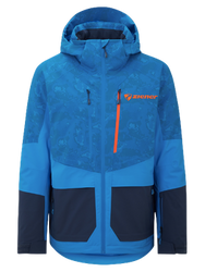 Lyžařská bunda Ziener Trivor Man Padded Blue Foggy Print Dark Navy - 2024/25