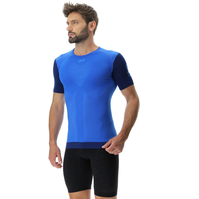 Běžecké tričko UYN Man Running PB42 OW Shirt SH_SL Strong Blue/Peacot