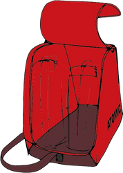Vak na lyžařské boty Atomic Boot Bag Red – 2025/26