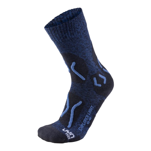 Outdoorové ponožky UYN Trekking Explorer Light Man Dark Blue/Indigo 